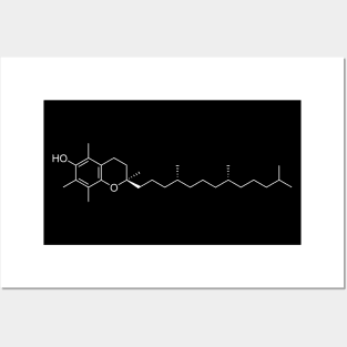 Vitamin E Alpha Tocopherol C29H50O2 Posters and Art